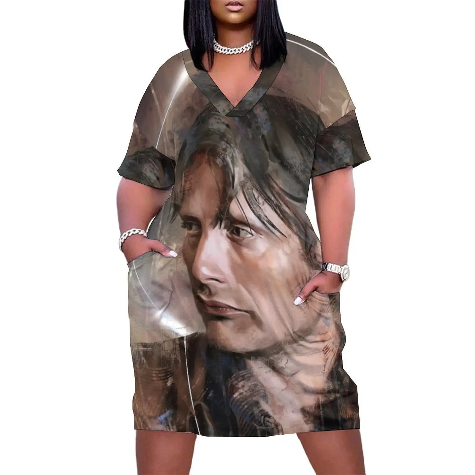 Far away Loose Pocket Dress Woman clothes Female clothing summer dresses for women 2025
Far away Loose Pocket Dress Woman clothes Female clothing summer dresses for women 2025