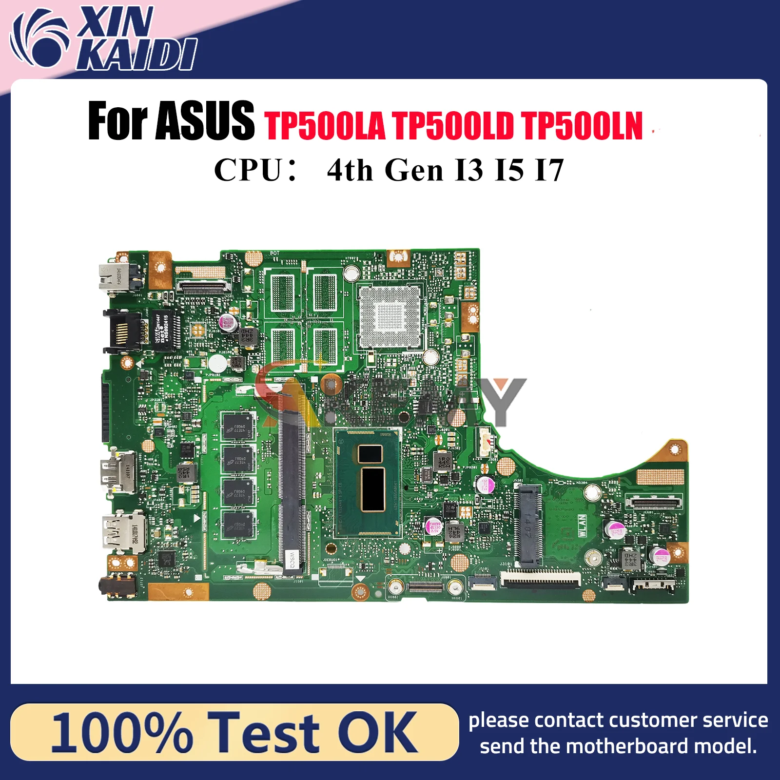 Материнская плата TP500LA для ноутбука ASUS VivoBook Flip TP500LN TP500LA TP500LB TP500LD TP500L, материнская плата для ноутбука с процессором I3 I5 I7
Материнская плата TP500LA для ноутбука ASUS VivoBook Flip TP500LN TP500LA TP500LB TP500LD TP500L, материнская плата для ноутбука с процессором I3 I5 I7