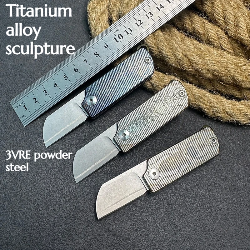 Titanium Alloy Multi-functional Folding Cutting Tool 3VRE Powder Steel Engraving Portable Emergency Hand Tool
Titanium Alloy Multi-functional Folding Cutting Tool 3VRE Powder Steel Engraving Portable Emergency Hand Tool