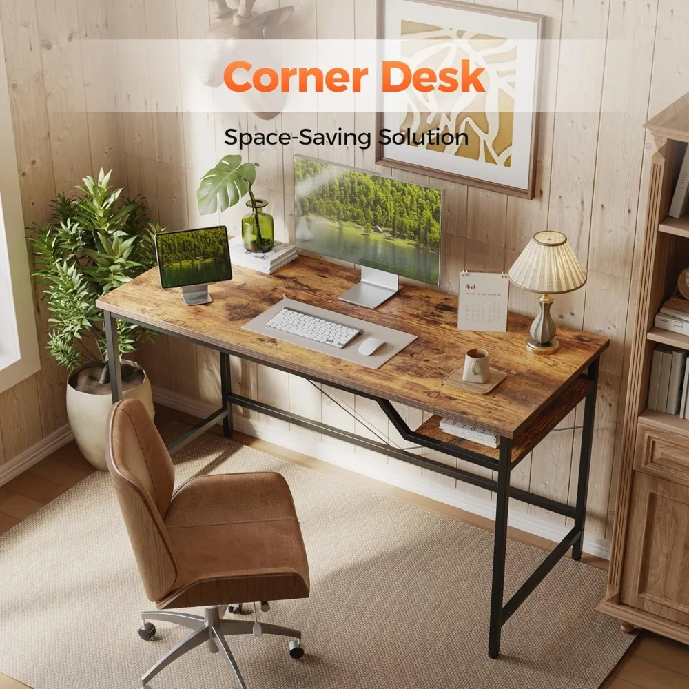 Desk 48 X 24 Inch, Gaming Desk for Small Spaces, Modern Simple Style Table for Home Office, Study Student Writing Table
Desk 48 X 24 Inch, Gaming Desk for Small Spaces, Modern Simple Style Table for Home Office, Study Student Writing Table