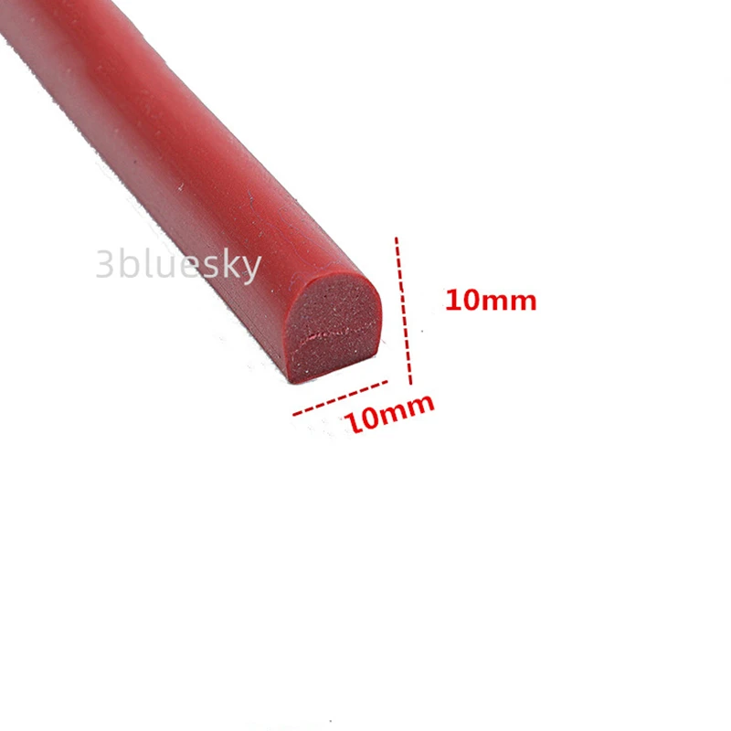 D Silicon Rubber Bar Heat Insulation Half Round Hemisphere Seal Strip Door Car Machine Sealing Strip 10x10mm Red
D Silicon Rubber Bar Heat Insulation Half Round Hemisphere Seal Strip Door Car Machine Sealing Strip 10x10mm Red