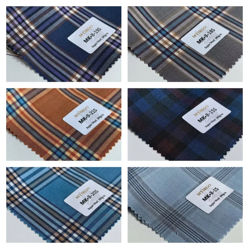 High Quality Brand Suit Fabrics Worsted 50% Wool Fabrics Suit Suit Pants Vest Tailor Shop Robe Fabrics By The Metes MK002
High Quality Brand Suit Fabrics Worsted 50% Wool Fabrics Suit Suit Pants Vest Tailor Shop Robe Fabrics By The Metes MK002