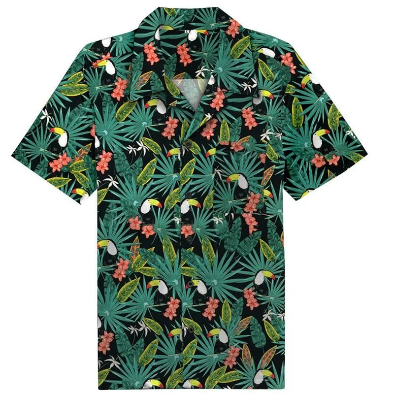 1950s Rockabilly Shirt Men Casual Vintage Punk Rave Tops Monstera Toucan Print Short Sleeve Dress Shirts Clothes Steampunk
1950s Rockabilly Shirt Men Casual Vintage Punk Rave Tops Monstera Toucan Print Short Sleeve Dress Shirts Clothes Steampunk