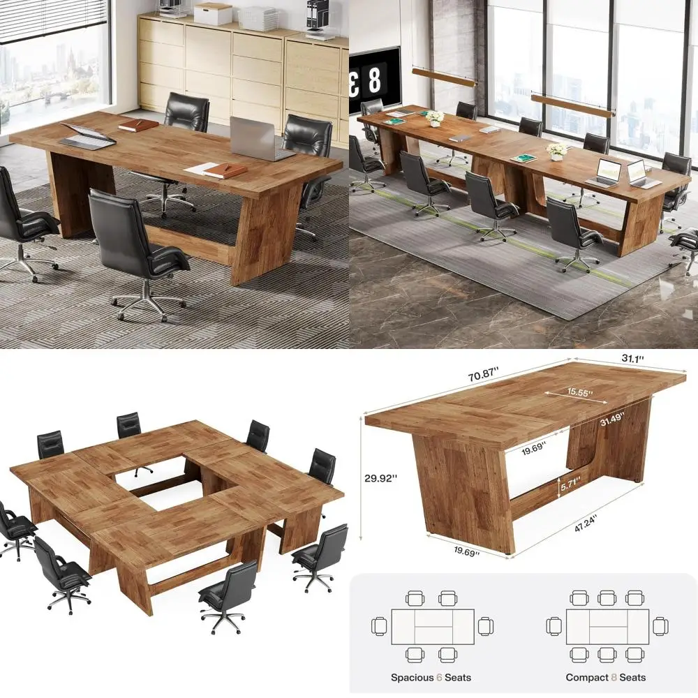 12T Conerence Table, ern Meeting Seminar Table or 12-14 Person, Recular Solid Executive Businurniture Boardroom Desk or Oice (Se
12T Conerence Table, ern Meeting Seminar Table or 12-14 Person, Recular Solid Executive Businurniture Boardroom Desk or Oice (Se