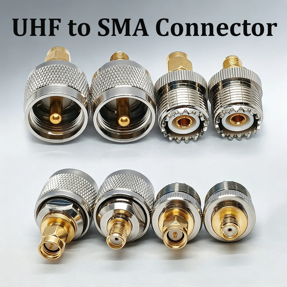 1Pcs SMA Male/Female To UHF Male/Female RF Coax Adapter SL16 To SMA -JJ Plug Connector For Walkie Talkie Two Way Radio Antenna
1Pcs SMA Male/Female To UHF Male/Female RF Coax Adapter SL16 To SMA -JJ Plug Connector For Walkie Talkie Two Way Radio Antenna