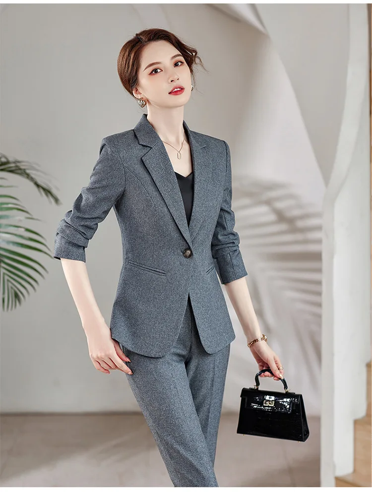 Profional ey Suit Set for Women Spring Autumn 2025 New Arrival High End Formal Workwear Ladies' Jaet
Profional ey Suit Set for Women Spring Autumn 2025 New Arrival High End Formal Workwear Ladies' Jaet
