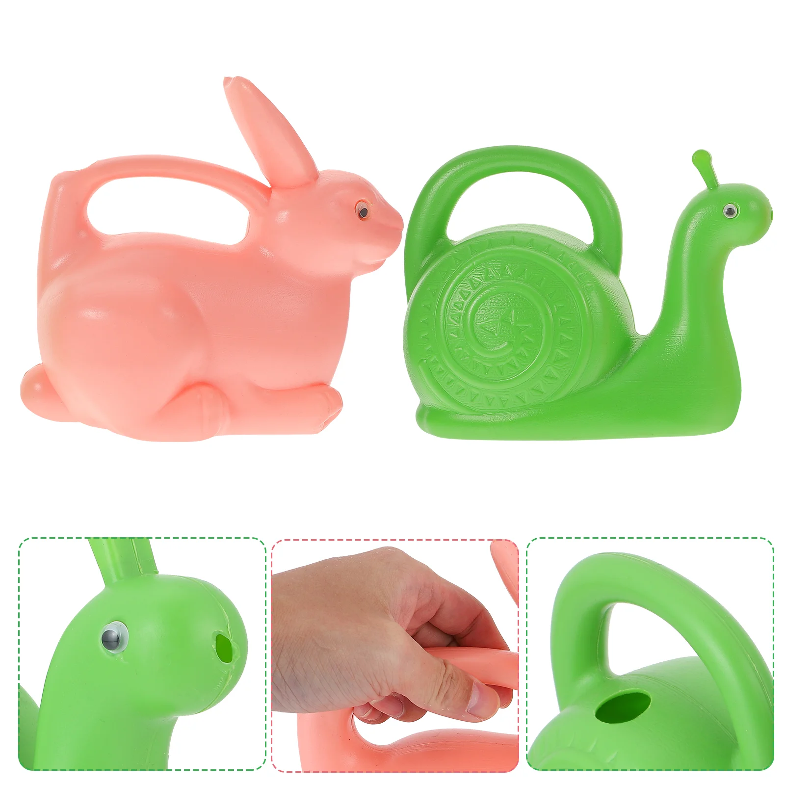 2 Pcs Cartoon Watering Can Pots Sprinkling Kettle Beach Playthings Toys for Boys Gardening Plastic Animal Shaped Baby Outdoor
2 Pcs Cartoon Watering Can Pots Sprinkling Kettle Beach Playthings Toys for Boys Gardening Plastic Animal Shaped Baby Outdoor