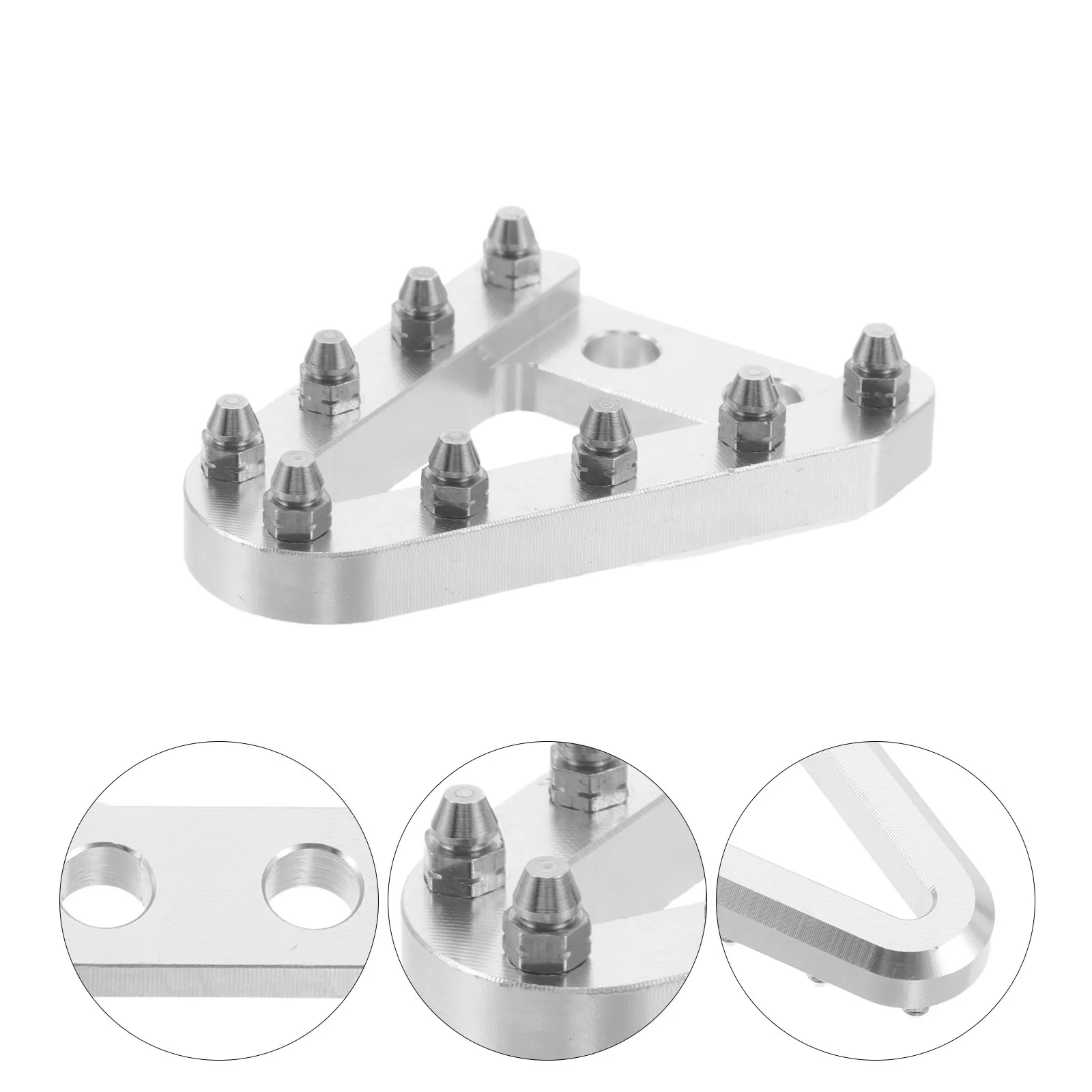 Motorcycle Rear Brake Pedal Tip Plate Aluminum Alloy High Strength Replacement Part for Rear Brake Pedal Lever Precise Fit
Motorcycle Rear Brake Pedal Tip Plate Aluminum Alloy High Strength Replacement Part for Rear Brake Pedal Lever Precise Fit