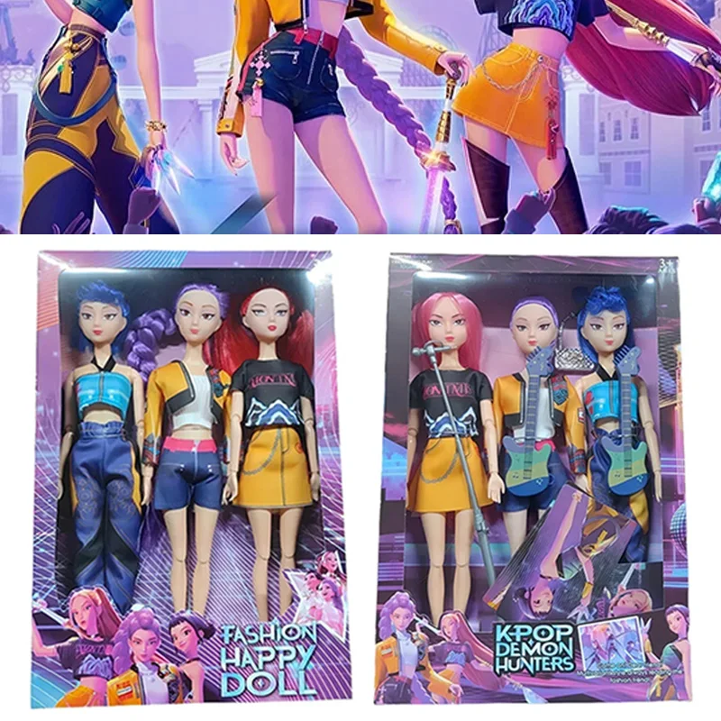 HOT Anime K-Pop Demon Hunters Live-Action Kpop Figure Toys Doll Rumi Mira Zoey,Creative Collection Gift for Girls & kpop Fans
HOT Anime K-Pop Demon Hunters Live-Action Kpop Figure Toys Doll Rumi Mira Zoey,Creative Collection Gift for Girls & kpop Fans