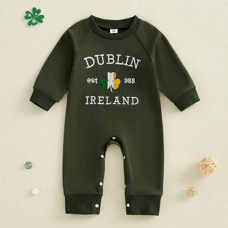 2024-10-11 Lioraitiin Baby Girls Boys Sweatshirts Rompers Ireland Clothes Letter Clover Embroidery Long Sleeve Spring Jumpsuits
2024-10-11 Lioraitiin Baby Girls Boys Sweatshirts Rompers Ireland Clothes Letter Clover Embroidery Long Sleeve Spring Jumpsuits
