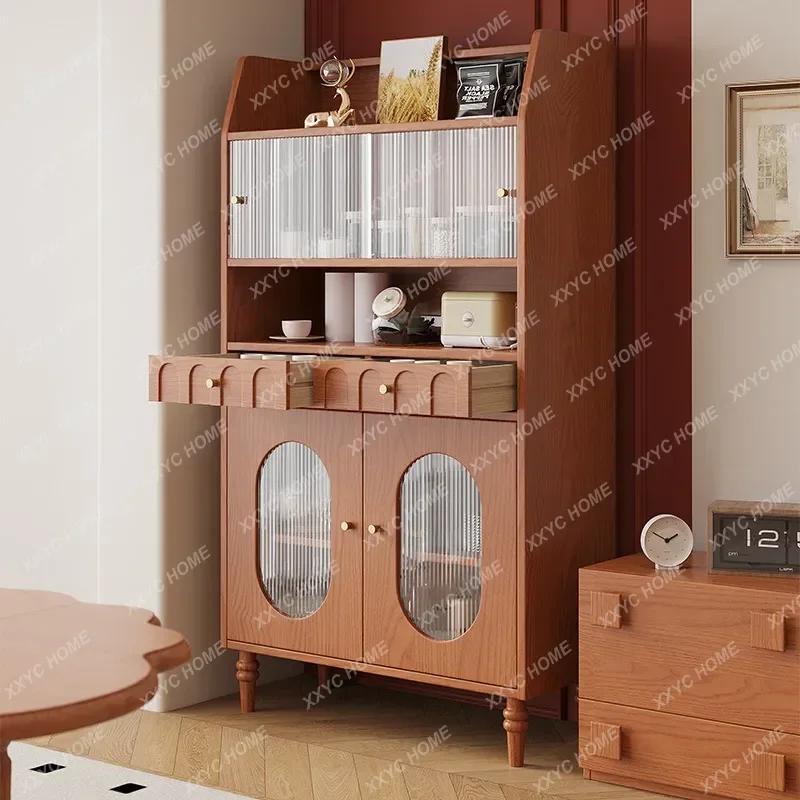 X Medieval Dining Side Cabinet All Solid Wood Light Luxury Simple Living Room Home Wine Cabinet Integrated Wall Storage Cabin
X Medieval Dining Side Cabinet All Solid Wood Light Luxury Simple Living Room Home Wine Cabinet Integrated Wall Storage Cabin