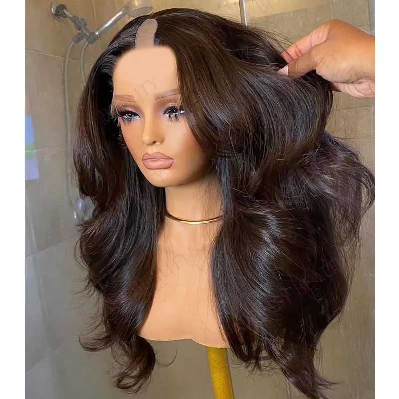 Индийские парики из натуральных человеческих волос, темно-коричневые, длинные, волнистые, с открытым U-образным вырезом 1x4, для чернокожих женщин, без клея, естественные, легко надеваемые, V-образные парики
Индийские парики из натуральных человеческих волос, темно-коричневые, длинные, волнистые, с открытым U-образным вырезом 1x4, для чернокожих женщин, без клея, естественные, легко надеваемые, V-образные парики