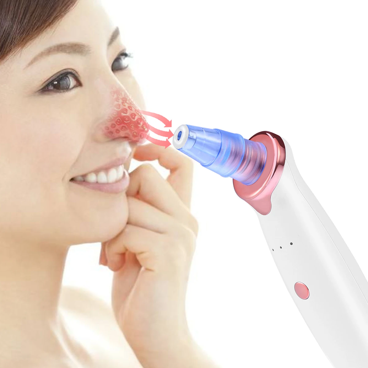 Electric Blackhead Deep Cleansing Pores Extractor Rechargeable Portable Nose Cleaner Nose 5 Probes
Electric Blackhead Deep Cleansing Pores Extractor Rechargeable Portable Nose Cleaner Nose 5 Probes
