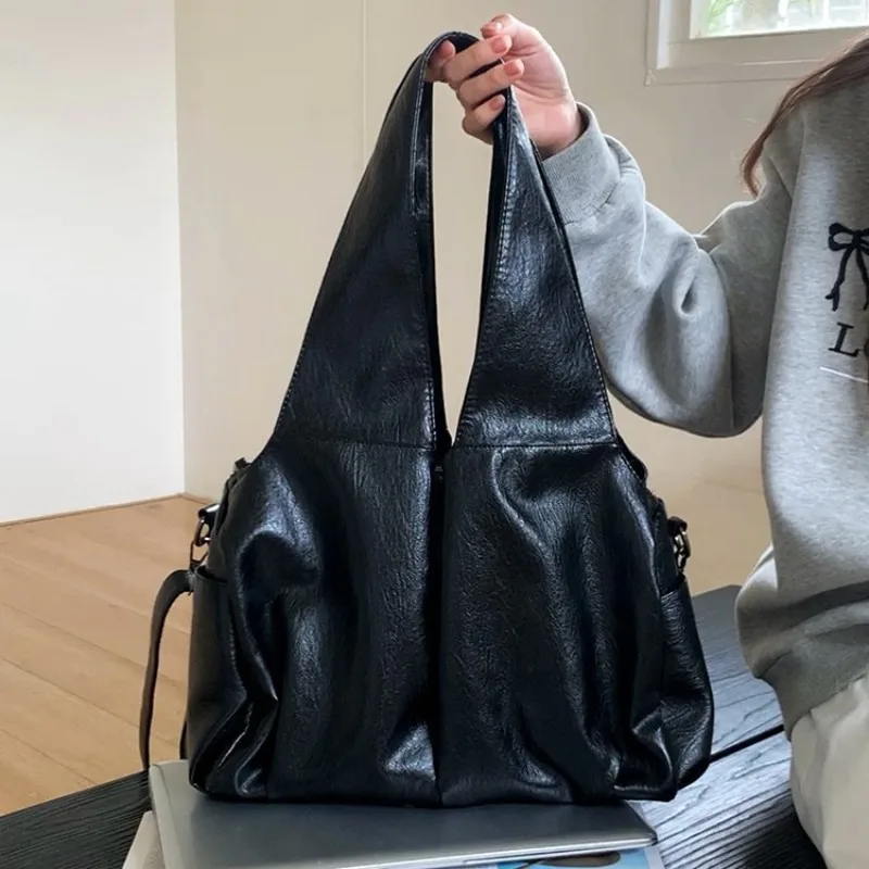 2026 Fashion Women PU Leather Vintage Oil Wax Leather Large Capacity Tote Shoulder Bag Crossbody Bag Handbags for Women Female
2026 Fashion Women PU Leather Vintage Oil Wax Leather Large Capacity Tote Shoulder Bag Crossbody Bag Handbags for Women Female