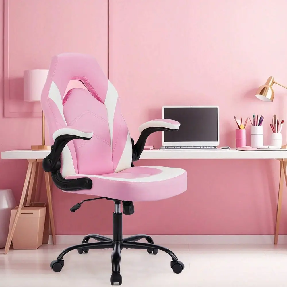 Sweetcrispy Big And Tall Office Desk Leather Gaming Computer Chair With Adjustable Swivel Task And FlipUp Arms For Adults
Sweetcrispy Big And Tall Office Desk Leather Gaming Computer Chair With Adjustable Swivel Task And FlipUp Arms For Adults
