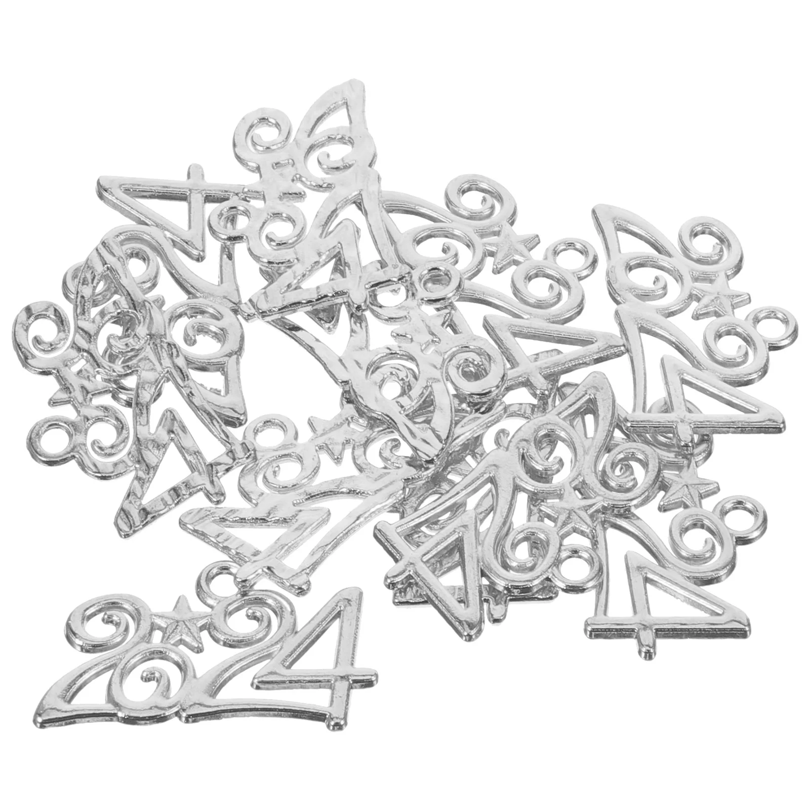 50 Pcs 2024 Pendant Charms Pendants New Year Gift for DIY Number Bracelet Crafts Making Necklace
50 Pcs 2024 Pendant Charms Pendants New Year Gift for DIY Number Bracelet Crafts Making Necklace