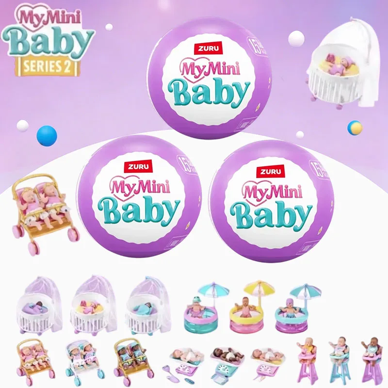 My Mini Baby Series ZURU 5 Surprise Ball Mystery Box Mini Brand Collection Baby Toys Cute Silicone Dolls
My Mini Baby Series ZURU 5 Surprise Ball Mystery Box Mini Brand Collection Baby Toys Cute Silicone Dolls