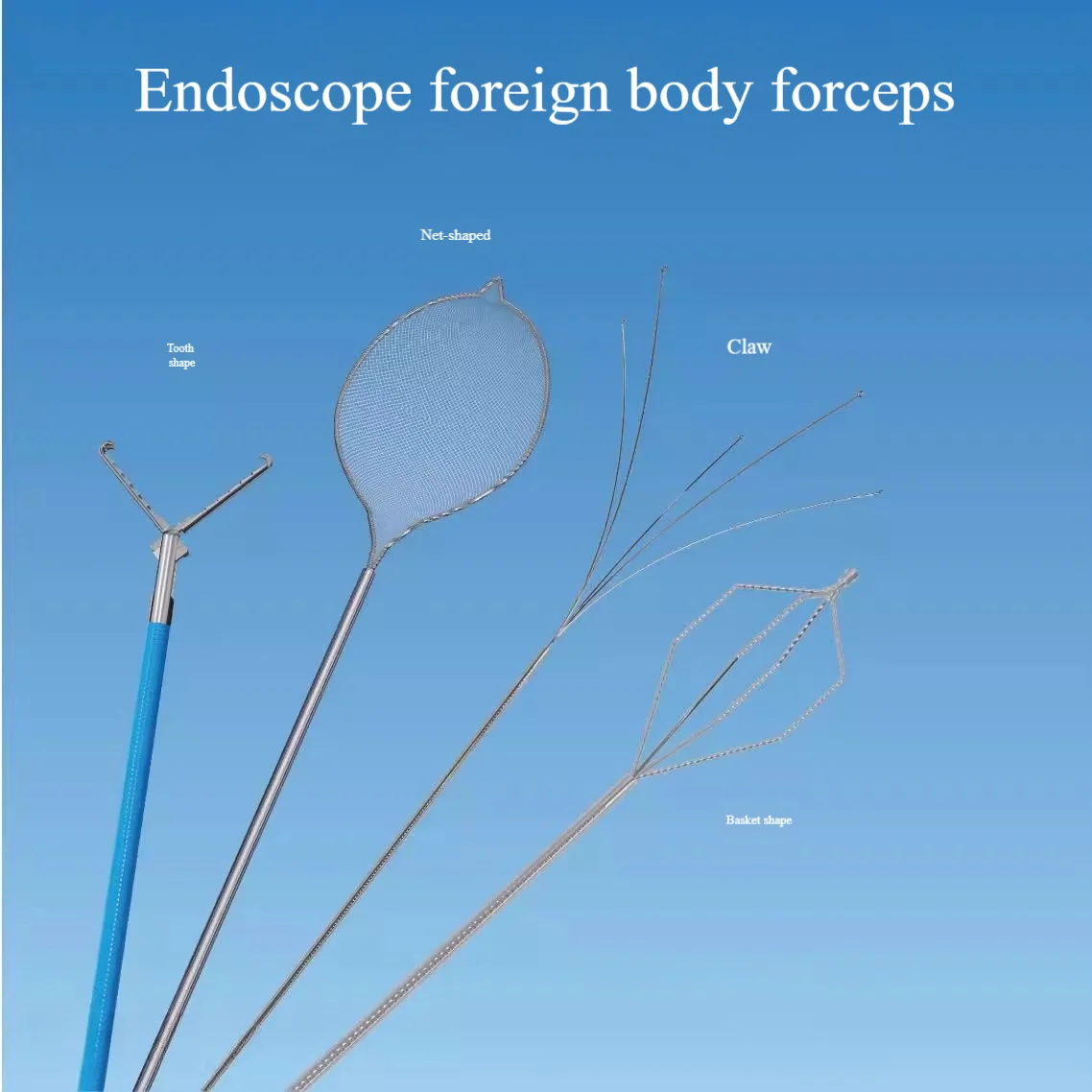 Endoscope foreign body forceps, flexible grasping forceps, Gastrointestinal forceps, Bronchial Forceps, urology forceps
Endoscope foreign body forceps, flexible grasping forceps, Gastrointestinal forceps, Bronchial Forceps, urology forceps