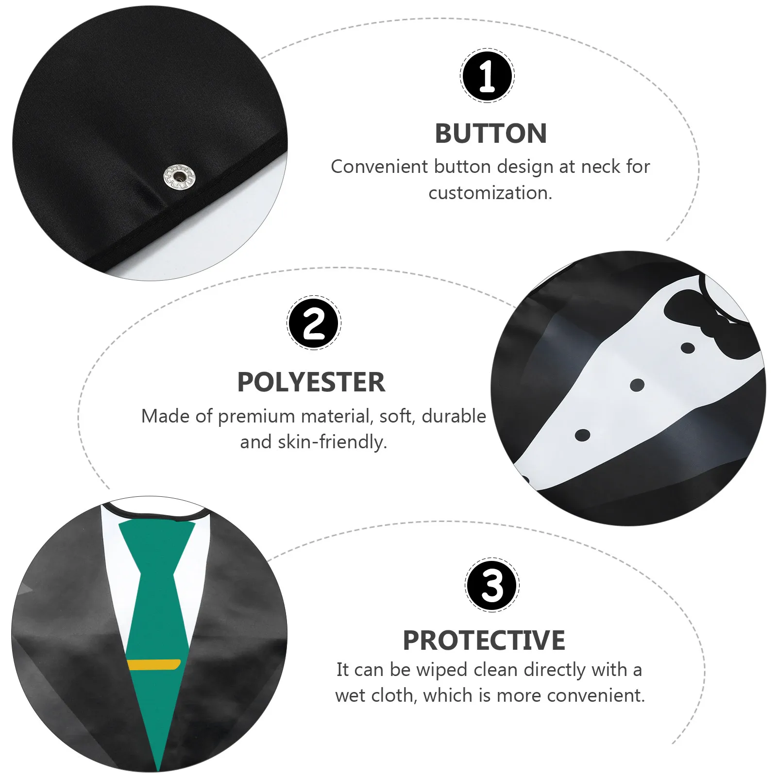 2Pcs Adult Bibs Premium Material Senior Saliva Apron Bib Large Coverage Dining Suit Bib Clothing Protector for Eating Cooking
2Pcs Adult Bibs Premium Material Senior Saliva Apron Bib Large Coverage Dining Suit Bib Clothing Protector for Eating Cooking