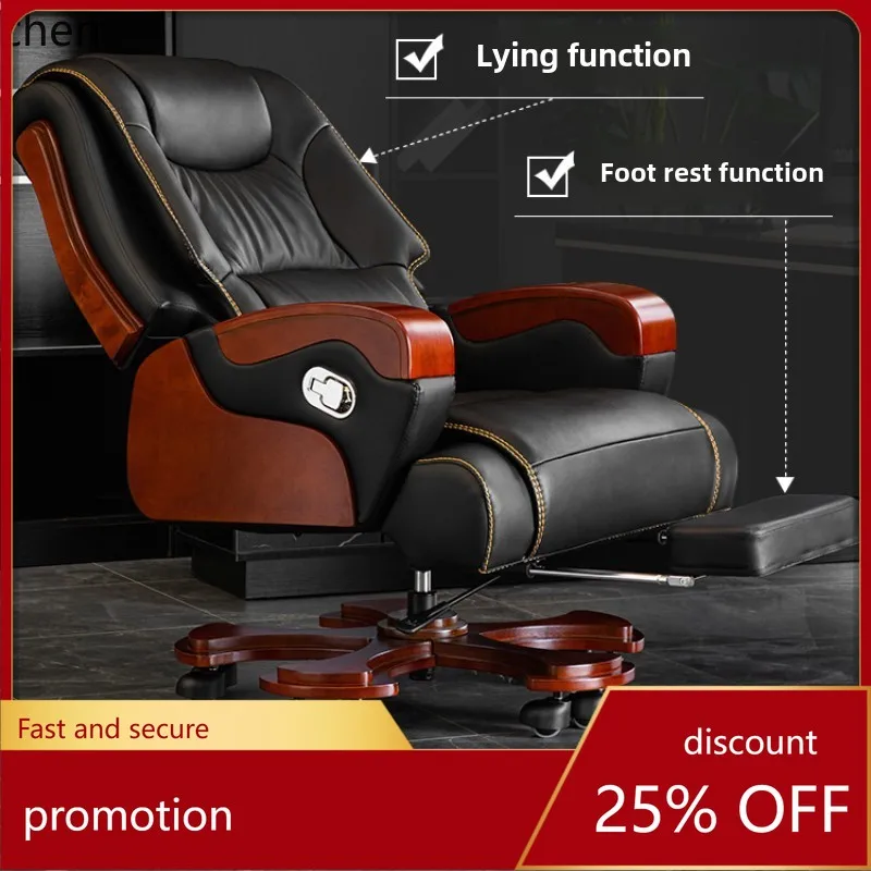 HT office luxury comfortable sedentary home leather reclining business lift computer chair
HT office luxury comfortable sedentary home leather reclining business lift computer chair