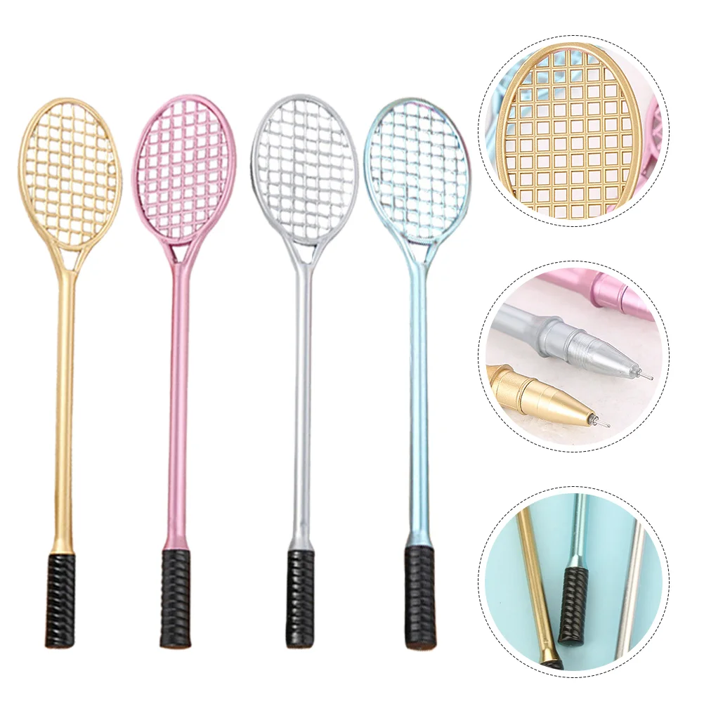 20 Pcs Sports Badminton Racket Pen Student Gel Brush Point Plastic Fun Pens for Office
20 Pcs Sports Badminton Racket Pen Student Gel Brush Point Plastic Fun Pens for Office
