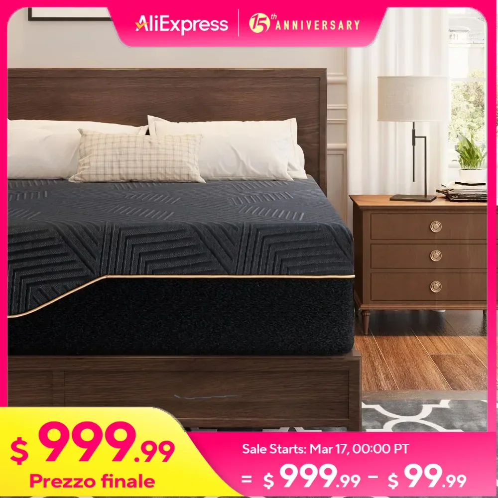 Queen Mattress with Cooling Cover, Bed in A Box, CertiPUR-US Certified, Breathable and Supportive, 14 Inch Memory Foam Mattress
Queen Mattress with Cooling Cover, Bed in A Box, CertiPUR-US Certified, Breathable and Supportive, 14 Inch Memory Foam Mattress