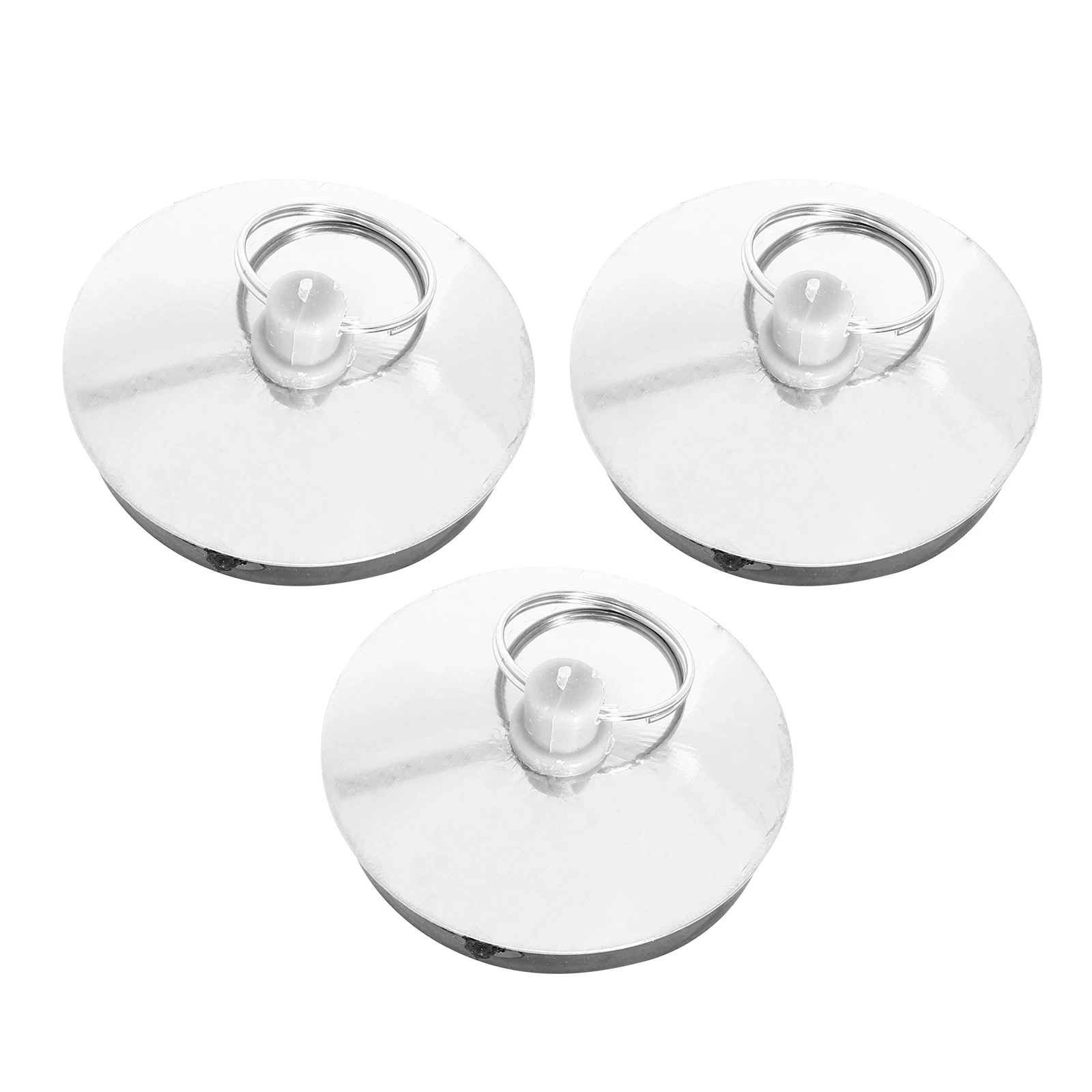 3pcs Sink Stopper Rubber Bath Tub Plug Easy Use Drainage Covers Kitchen Accessories Thickened Steel Durable Hair Strainer
3pcs Sink Stopper Rubber Bath Tub Plug Easy Use Drainage Covers Kitchen Accessories Thickened Steel Durable Hair Strainer