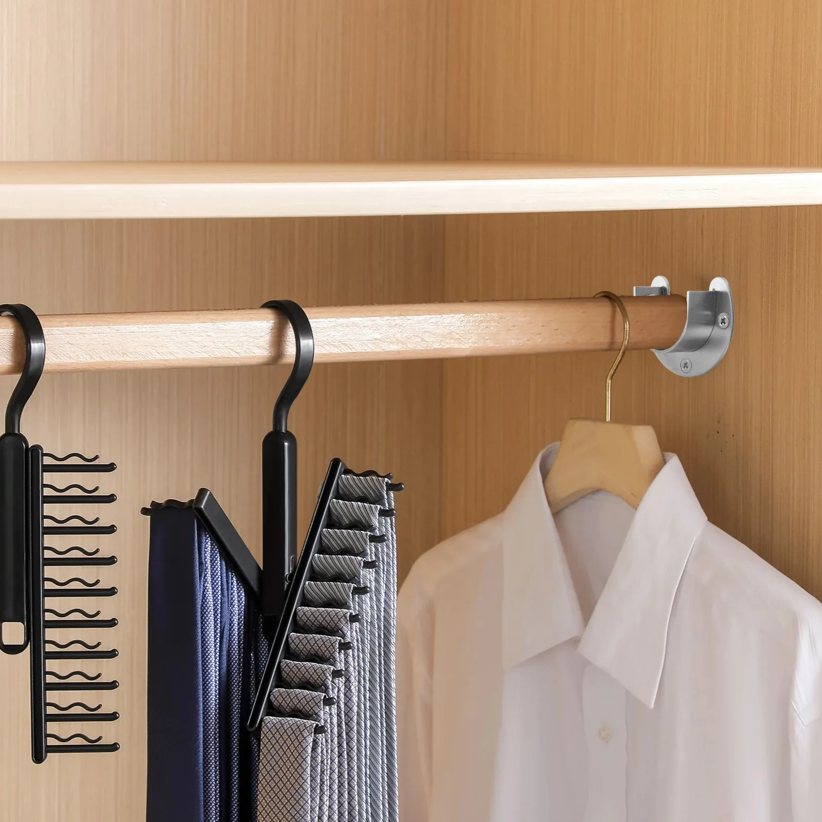 Stainless Steel Opening Flange Rod Holder Closet Pole Bracket Round Tube Hanger Black Durable Easy Installation Spacesaving
Stainless Steel Opening Flange Rod Holder Closet Pole Bracket Round Tube Hanger Black Durable Easy Installation Spacesaving