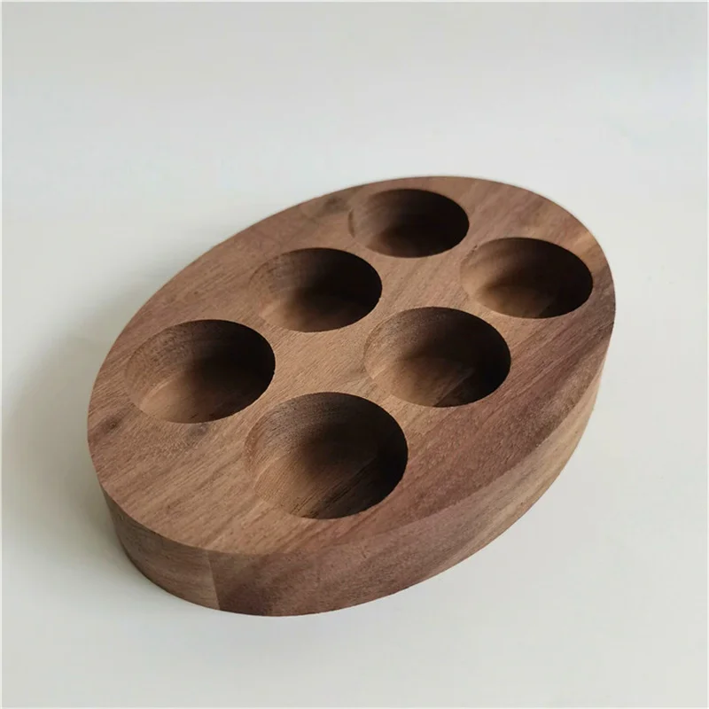Essential Oil Display Stand, 6-Slot Wooden Storage Box for 15ml Bottles, Black Walnut Table Organizer
Essential Oil Display Stand, 6-Slot Wooden Storage Box for 15ml Bottles, Black Walnut Table Organizer
