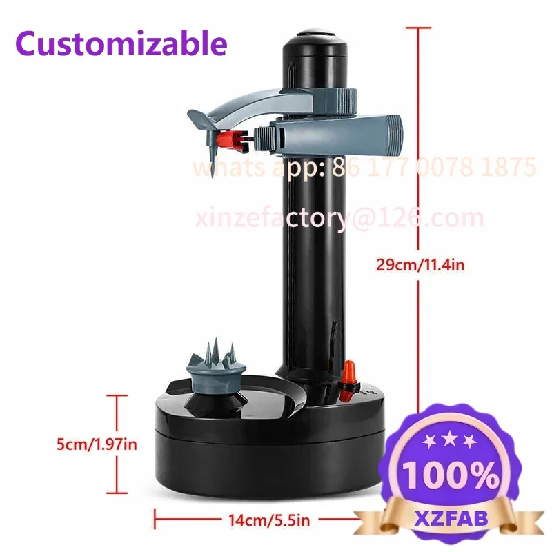 Customizable Automatic Rotating Apple Peeler Lemon Peeling Machine Automatic Fruits Vegetables Kitchen Peeling Tool Electric
Customizable Automatic Rotating Apple Peeler Lemon Peeling Machine Automatic Fruits Vegetables Kitchen Peeling Tool Electric