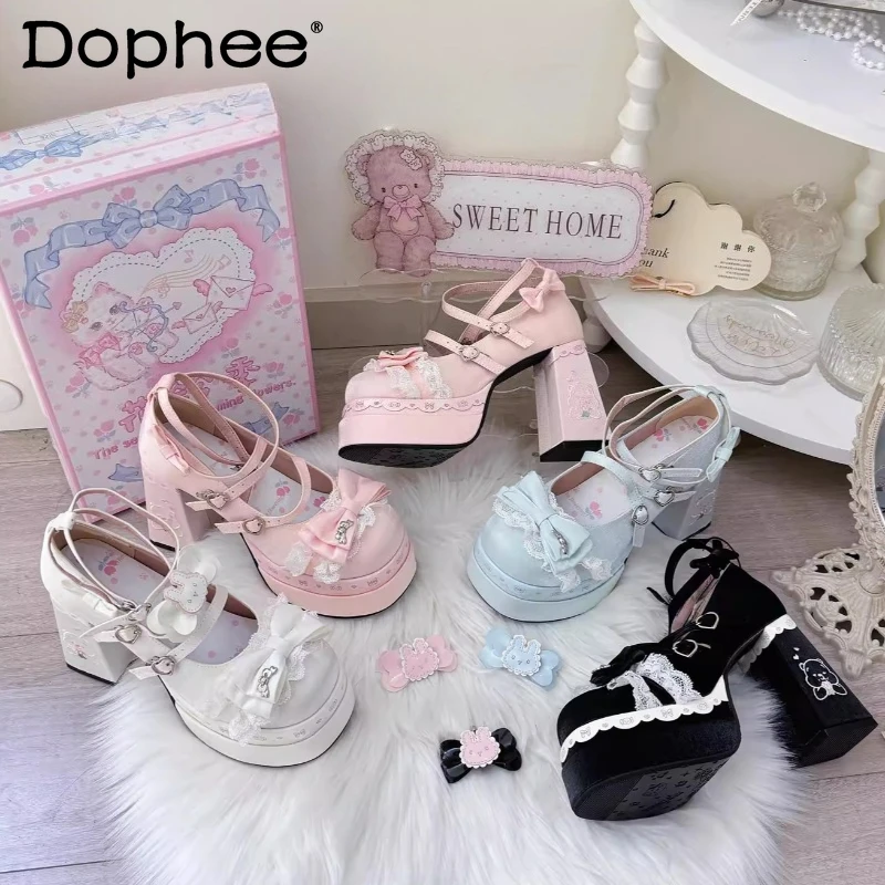 Original Girl's Princess Tea Party High Heels Spring and Autumn New Woman's Sweet Elegant Cute Bow Lolita High Heels Pumps 2025
Original Girl's Princess Tea Party High Heels Spring and Autumn New Woman's Sweet Elegant Cute Bow Lolita High Heels Pumps 2025