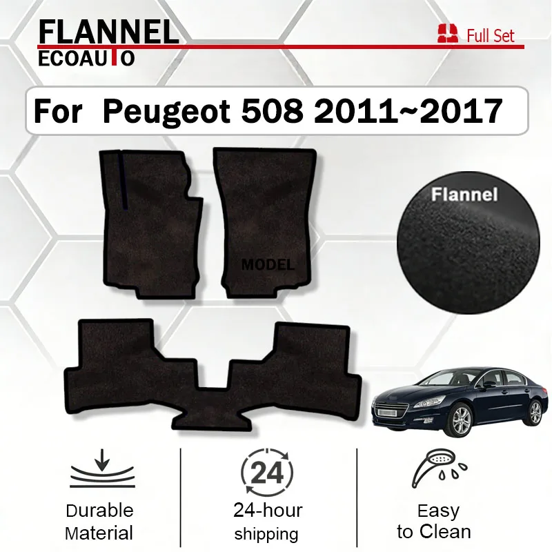 ECOAUTO Flannel For Peugeot 508 W23 2011~2017 Car Floor Mats Rugs Panel Footpads Carpet Cover Cape Foot Pads Sticker Accessories
ECOAUTO Flannel For Peugeot 508 W23 2011~2017 Car Floor Mats Rugs Panel Footpads Carpet Cover Cape Foot Pads Sticker Accessories