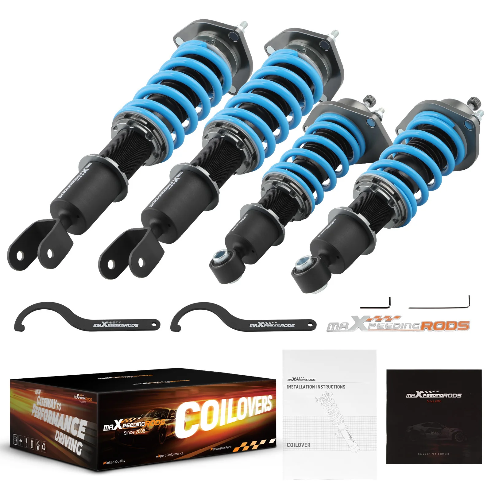 T6 Series Coilover Spring Kit Height Adjustable Suspension For Mazda RX8 1.3
T6 Series Coilover Spring Kit Height Adjustable Suspension For Mazda RX8 1.3