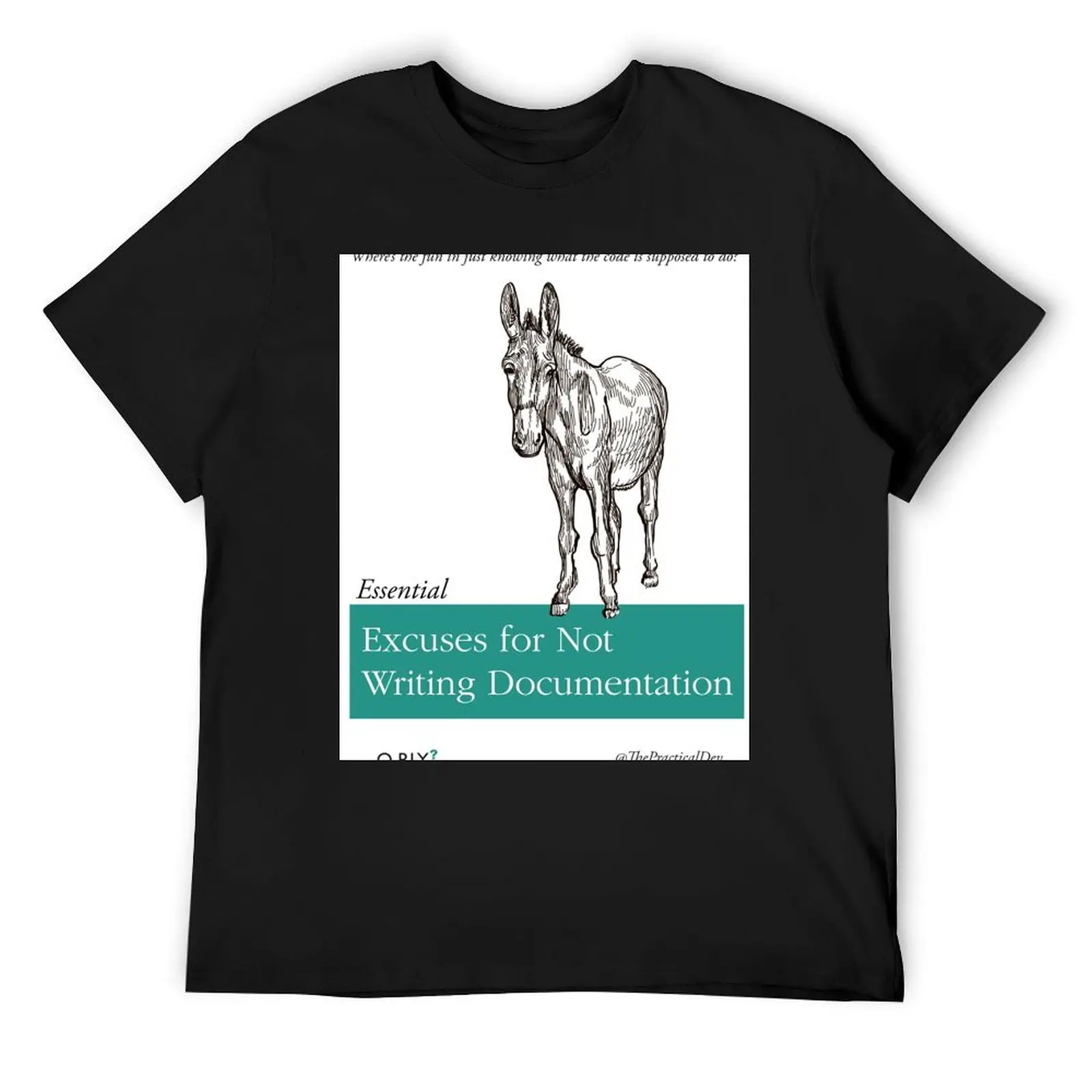 Excuses for Not Writing Documentation T-Shirt hippie clothes anime man clothes oversized t shirt men
Excuses for Not Writing Documentation T-Shirt hippie clothes anime man clothes oversized t shirt men