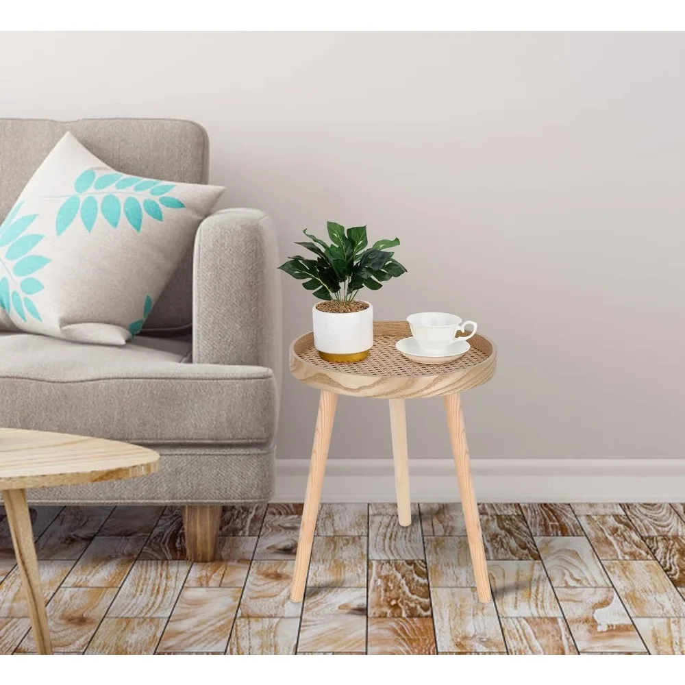 Small Side Table, Rattan Nightstand, Round End Boho Bedside Accent Mid-Century Modern Bed Tables
Small Side Table, Rattan Nightstand, Round End Boho Bedside Accent Mid-Century Modern Bed Tables