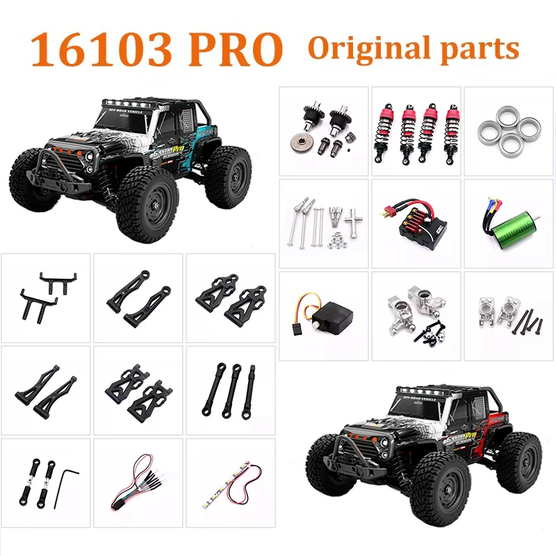 SCY 16103 PRO RC Automotive Parts Turning Shaft Gear Bearing Pull Rod Steering Cup Swing Arm Motor Tire Screws Headlight
SCY 16103 PRO RC Automotive Parts Turning Shaft Gear Bearing Pull Rod Steering Cup Swing Arm Motor Tire Screws Headlight