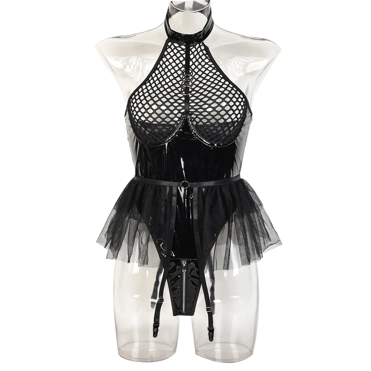 Womens Erotic Lingerie for Women Sexy Costumes Lace Up Leather Bondage Backless Bodysuit Lingerie for Women Long Unitard Leotard
Womens Erotic Lingerie for Women Sexy Costumes Lace Up Leather Bondage Backless Bodysuit Lingerie for Women Long Unitard Leotard