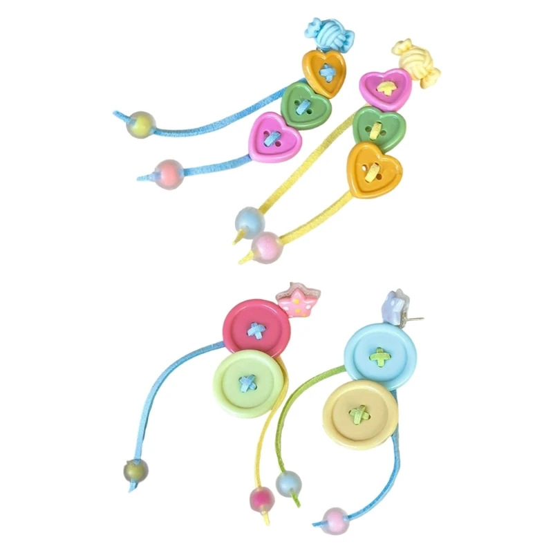 Unique Fashionable Acrylic Button Earrings Tassels Fashion Ear Accessories For Women
Unique Fashionable Acrylic Button Earrings Tassels Fashion Ear Accessories For Women