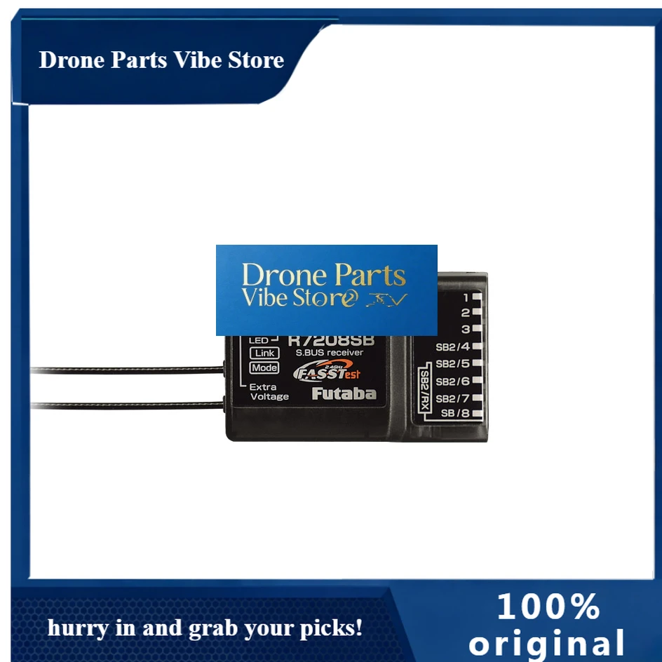 Drone PartsFUTABA R7208SB 2.4G Receiver Supports 26CH Dual Link
Drone PartsFUTABA R7208SB 2.4G Receiver Supports 26CH Dual Link