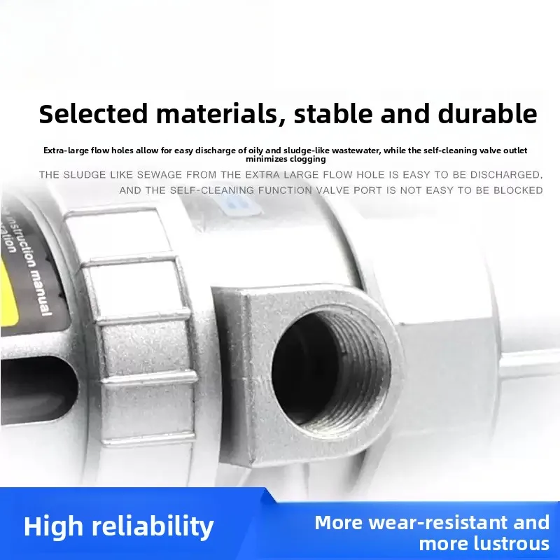 AD-5 High Reliability Air Compressor Gas Tank Automatic Drain Valve(without valve)
AD-5 High Reliability Air Compressor Gas Tank Automatic Drain Valve(without valve)