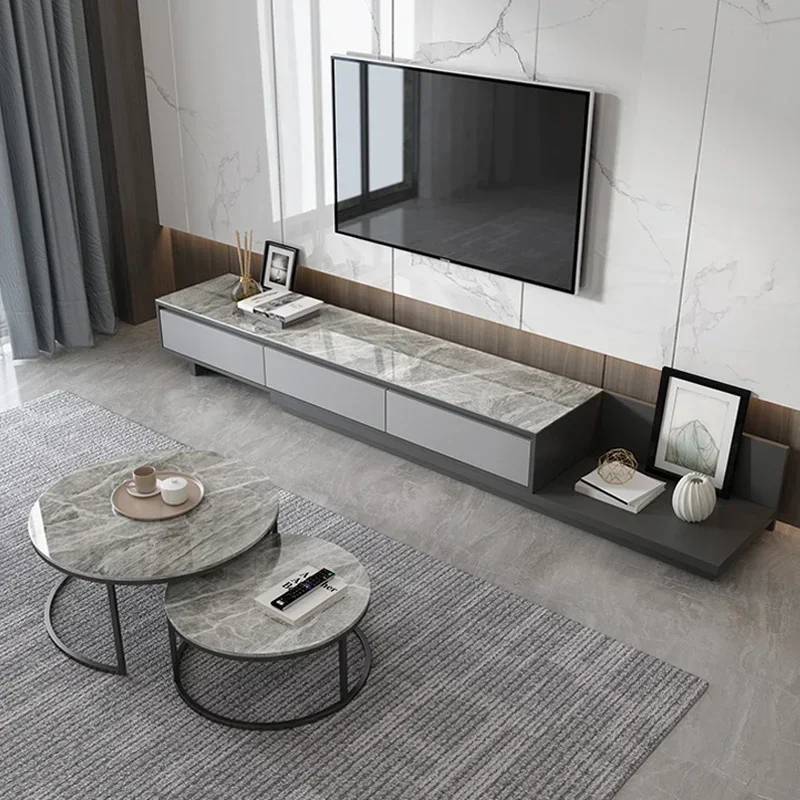 Nordic minimalist living room coffee table and combination modern style home retractable TV cabinet set
Nordic minimalist living room coffee table and combination modern style home retractable TV cabinet set