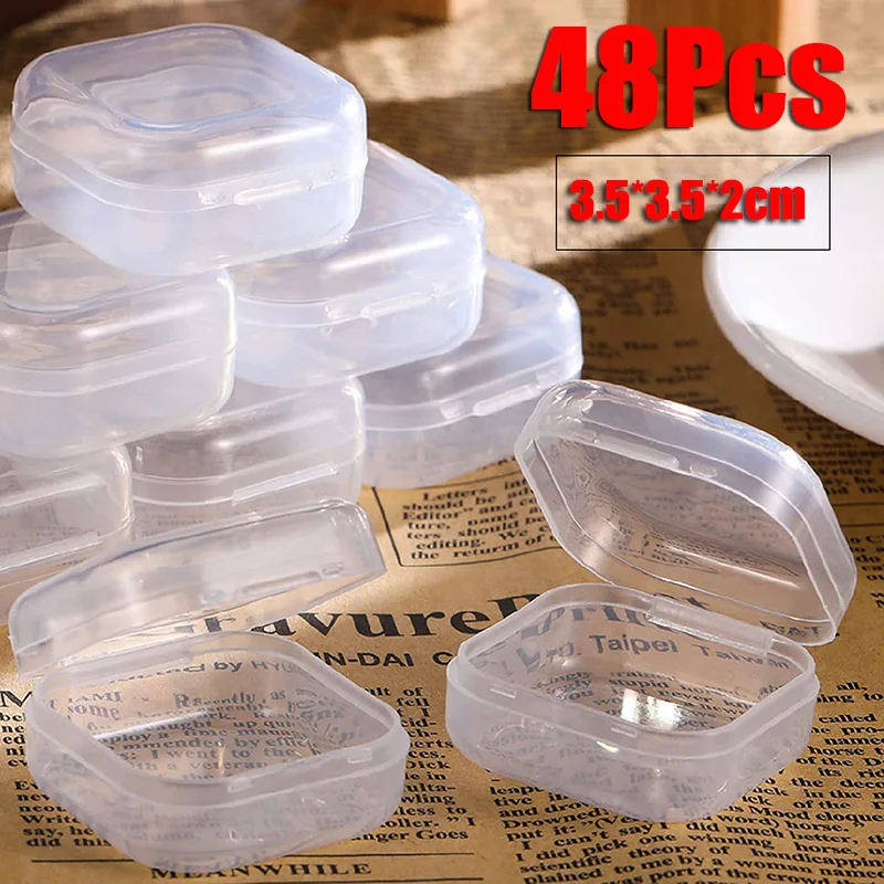 48/6pcs Mini Plastic Storage Containers Box Portable Pill Medicine Holder Storage Organizer Jewelry Packaging for Earrings Rings
48/6pcs Mini Plastic Storage Containers Box Portable Pill Medicine Holder Storage Organizer Jewelry Packaging for Earrings Rings