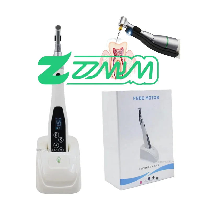 den tal Wireless Endo Motor Smart 6 Working Mode with LED Lamp 16:1 Standard Contra Angle Endodontic Instrument
den tal Wireless Endo Motor Smart 6 Working Mode with LED Lamp 16:1 Standard Contra Angle Endodontic Instrument