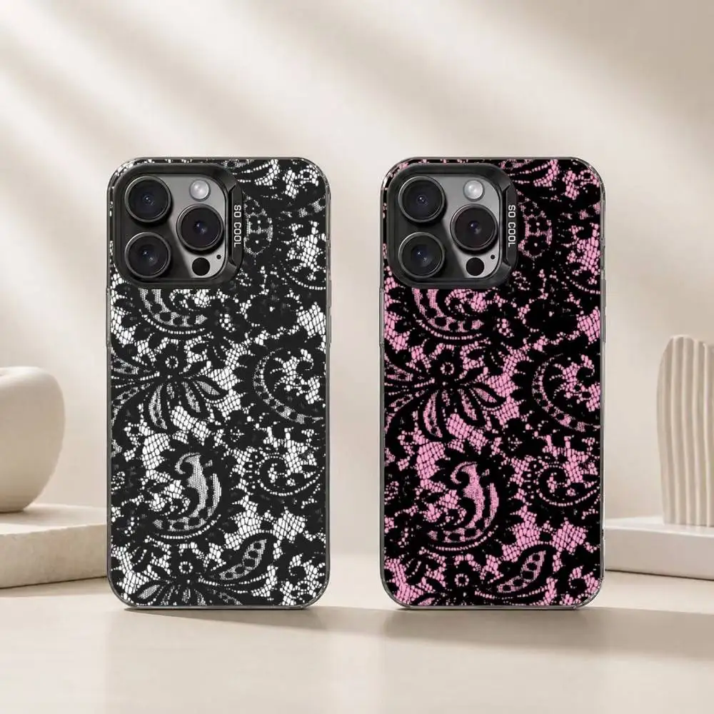 L-Lace B-Black Floral Phone Case For iPhone 17,16,15,14,13,12,11 Plus,Pro Max,XS,Colorful Silver Phone case Funda Cover
L-Lace B-Black Floral Phone Case For iPhone 17,16,15,14,13,12,11 Plus,Pro Max,XS,Colorful Silver Phone case Funda Cover