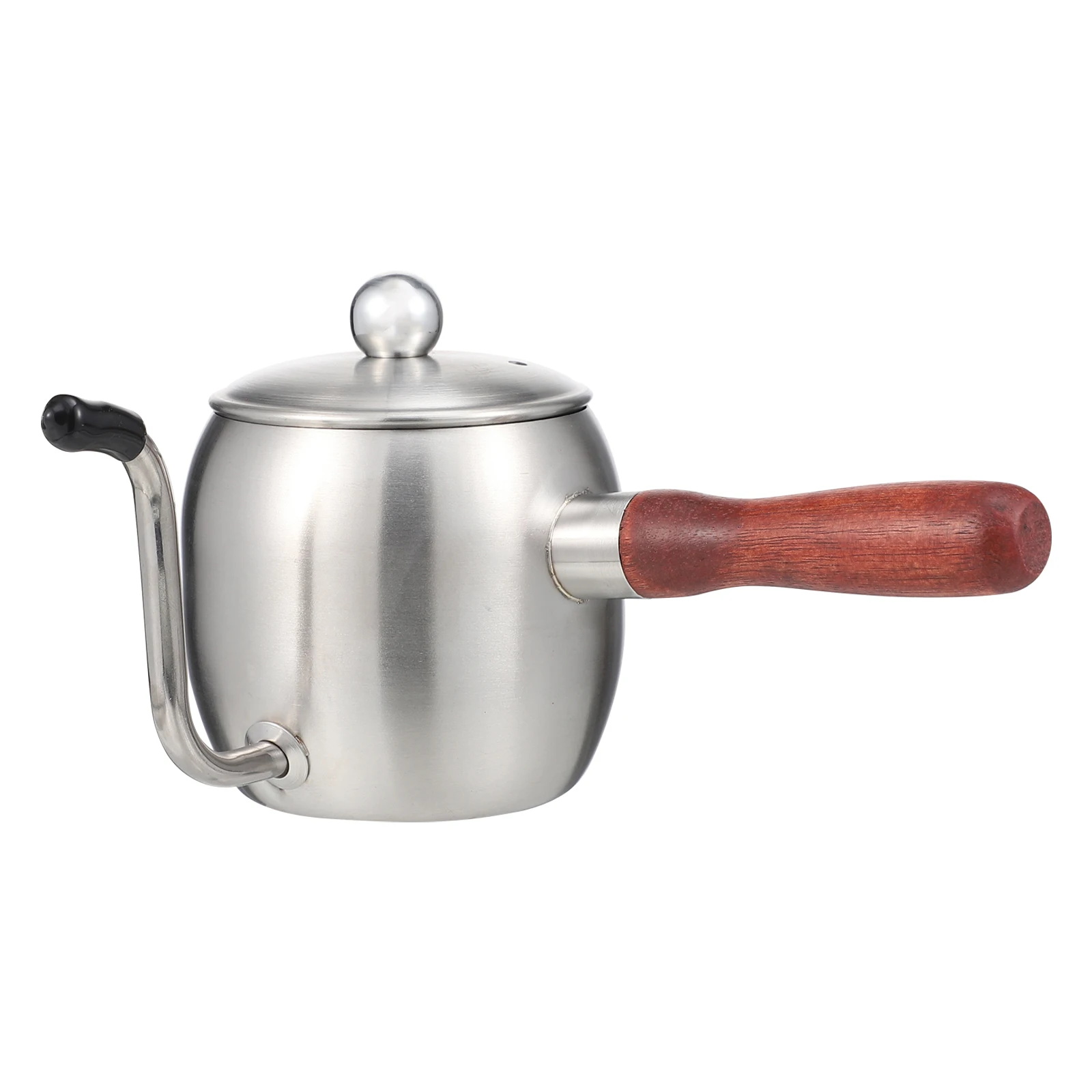 Coffee Pot Long Mouth Stainless Steel Kettle for Kitchen Office Cafe Tea House Wood Material Easy Clean Heat
Coffee Pot Long Mouth Stainless Steel Kettle for Kitchen Office Cafe Tea House Wood Material Easy Clean Heat