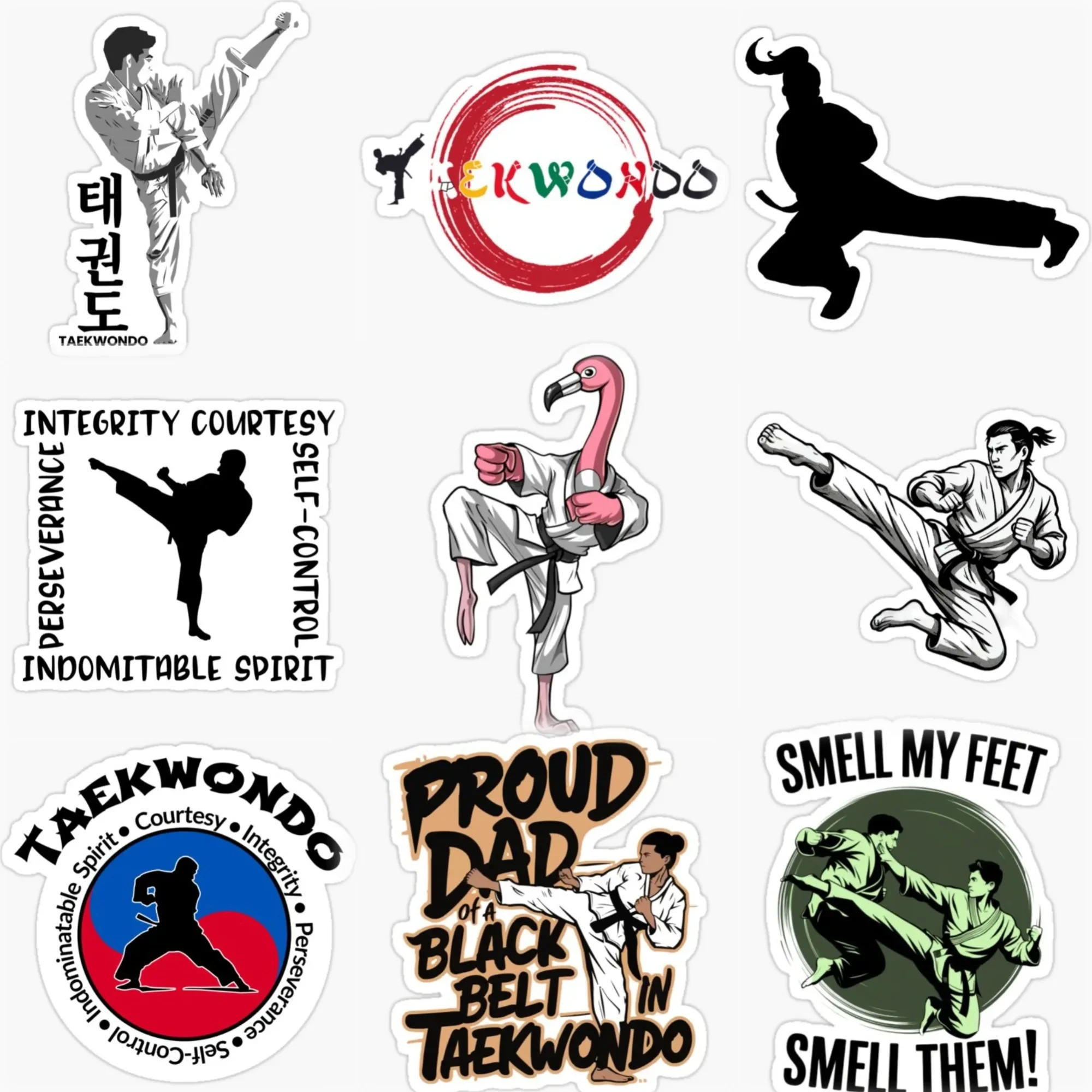 Taekwondo Combat Creative Waterproof PVC Car Stickers Accessories Van Bicycle Helmet Bumper Wall Decal Customizable Size
Taekwondo Combat Creative Waterproof PVC Car Stickers Accessories Van Bicycle Helmet Bumper Wall Decal Customizable Size