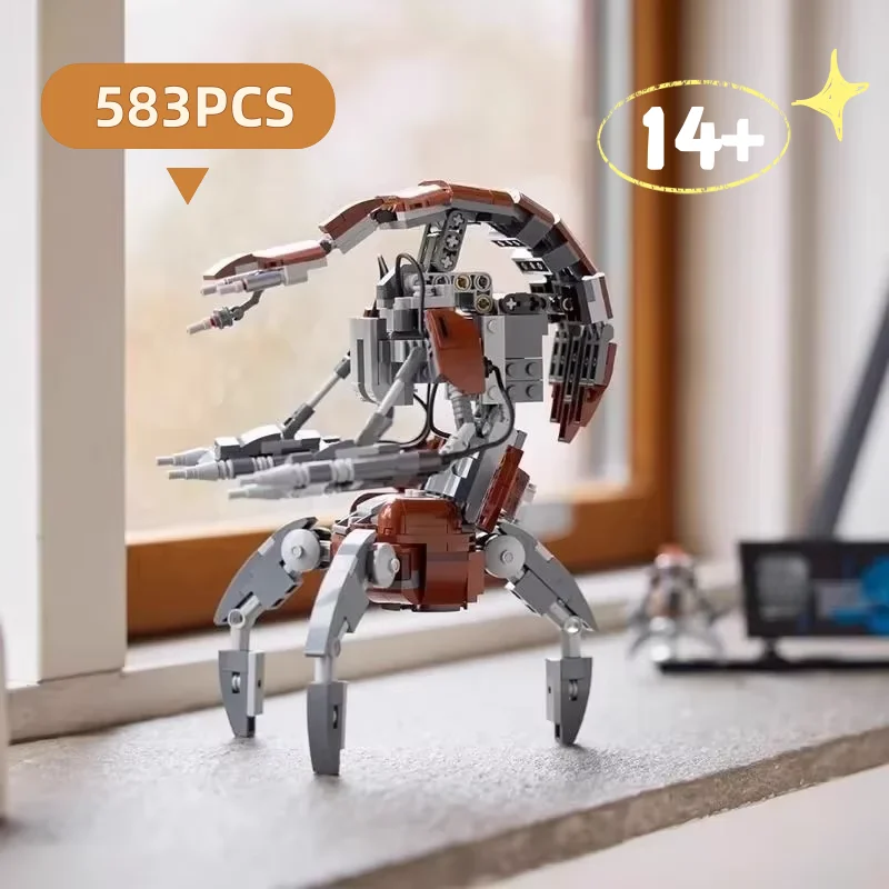583PCS Movie Space Battle Droids MOC 75381 Model Robots Fighting Building Blocks Assemble Bricks Toys Birthday Gifts for Kids
583PCS Movie Space Battle Droids MOC 75381 Model Robots Fighting Building Blocks Assemble Bricks Toys Birthday Gifts for Kids