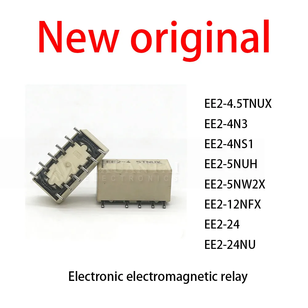 10Pcs/Lot New original EE2-4.5TNUX EE2-4N3 EE2-4NS1 EE2-5NUH EE2-5NW2X EE2-12NFX EE2-24 EE2-24NU Electronic electromagnetic re
10Pcs/Lot New original EE2-4.5TNUX EE2-4N3 EE2-4NS1 EE2-5NUH EE2-5NW2X EE2-12NFX EE2-24 EE2-24NU Electronic electromagnetic re