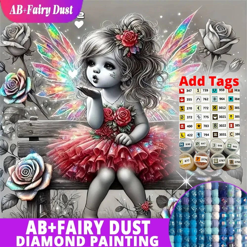 Наклейки AB Fairy Dust DMC, алмазная мозаика с портретом девушки, подходит для начинающих, алмазная живопись, мультяшная вышивка, рисунок розы
Наклейки AB Fairy Dust DMC, алмазная мозаика с портретом девушки, подходит для начинающих, алмазная живопись, мультяшная вышивка, рисунок розы