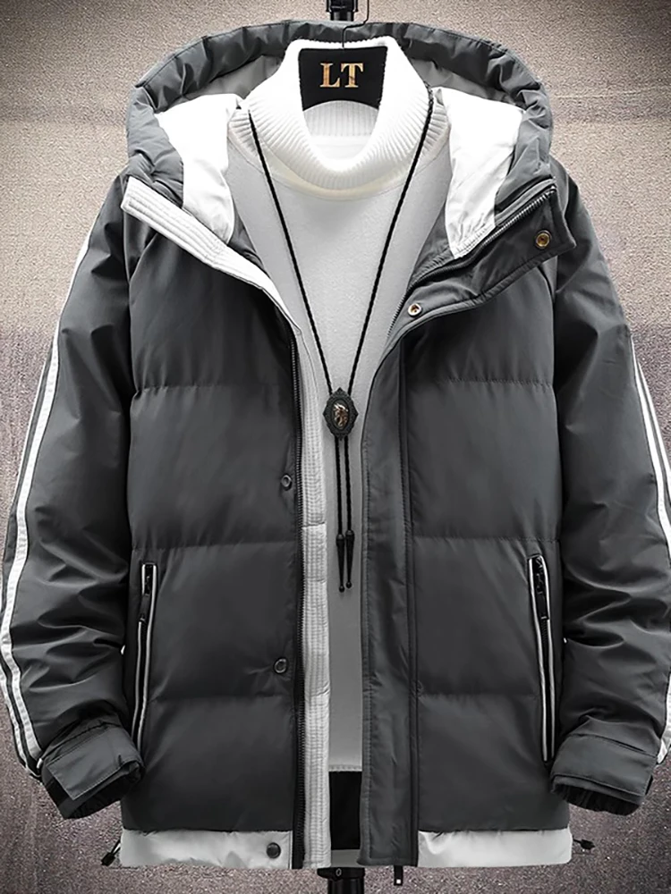 Мужское хлопковое пальто Thiened Down Jaet, зимнее теплое пальто с капюшоном, молодежное модное морозостойкое длинное повседневное пальто на молнии све
Мужское хлопковое пальто Thiened Down Jaet, зимнее теплое пальто с капюшоном, молодежное модное морозостойкое длинное повседневное пальто на молнии све